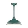 R Series 1-Light 18 in. Satin Green Warehouse Shade by Millennium Lighting