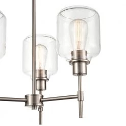 3-Light 19 in. Satin Nickel Chandelier by Millennium Lighting -Millennium Lighting Shop satin nickel millennium lighting chandeliers 6903 sn 4f 1000