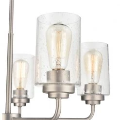 Moven 5-Light 23 in. Satin Nickel Hardwired Chandelier (1-Pack) by Millennium Lighting -Millennium Lighting Shop satin nickel millennium lighting chandeliers 9605 sn 1f 1000