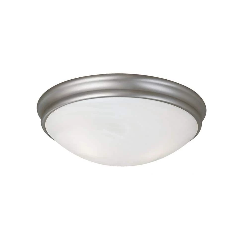 17 in. 3-Light Satin Nickel Flush Mount by Millennium Lighting 1 17 in. 3-Light Satin Nickel Flush Mount by Millennium Lighting