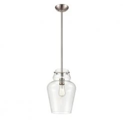 1-Light 12 in. Satin Nickel Mini Pendant by Millennium Lighting 7 1-Light 12 in. Satin Nickel Mini Pendant by Millennium Lighting -Millennium Lighting Shop satin nickel millennium lighting pendant lights 3701 sn 4f 1000