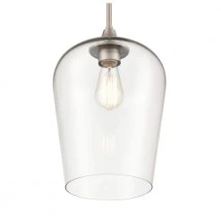 1-Light 10 in. Satin Nickel Mini Pendant by Millennium Lighting -Millennium Lighting Shop satin nickel millennium lighting pendant lights 9741 sn 4f 1000