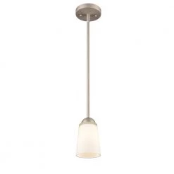 Ivey Lake 1-Light 5 in. Satin Nickel Hardwired Pendant (1-Pack) by Millennium Lighting -Millennium Lighting Shop satin nickel millennium lighting pendant lights 9801 sn 4f 1000