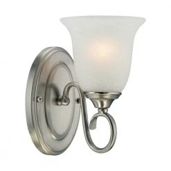 9 in. 1-Light Satin Nickel Sconce by Millennium Lighting