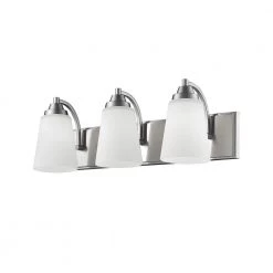 24 in. 3-Light Satin Nickel Vanity Light by Millennium Lighting