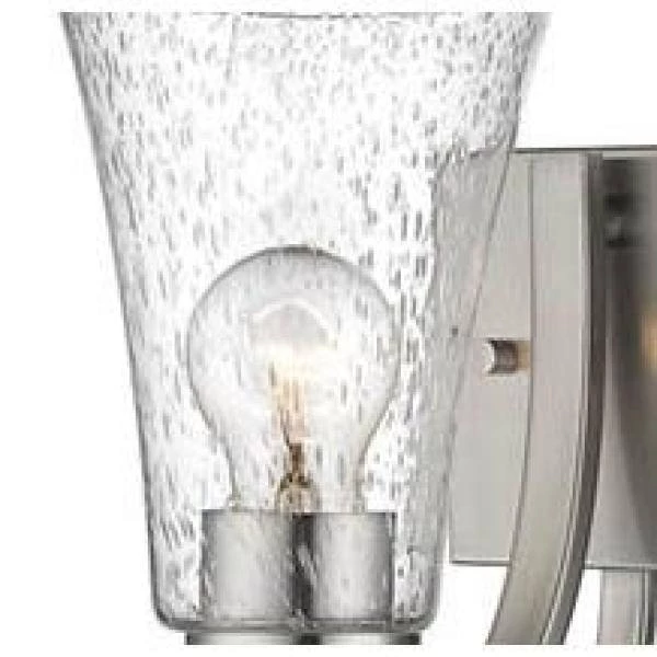 Natalie 5 in. W Single-Light Satin Nickel Vanity Light by Millennium Lighting 2 Natalie 5 in. W Single-Light Satin Nickel Vanity Light by Millennium Lighting - Image 2