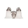 12 in. 2-Light Satin Nickel Vanity Light by Millennium Lighting