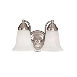12 in. 2-Light Satin Nickel Vanity Light by Millennium Lighting
