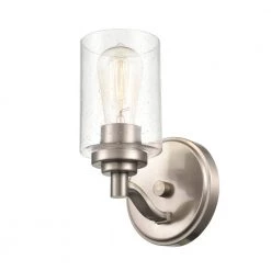 1-Light 4.375 in. Satin Nickel Wall Sconce by Millennium Lighting -Millennium Lighting Shop satin nickel millennium lighting vanity lighting 3681 sn 1f 1000