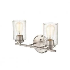 14.25 in. 2-Light Satin Nickel Vanity Light by Millennium Lighting -Millennium Lighting Shop satin nickel millennium lighting vanity lighting 3682 sn 1f 1000