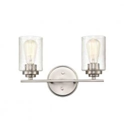 14.25 in. 2-Light Satin Nickel Vanity Light by Millennium Lighting