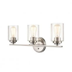 22 in. 3-Light Satin Nickel Vanity Light by Millennium Lighting -Millennium Lighting Shop satin nickel millennium lighting vanity lighting 3683 sn 4f 1000