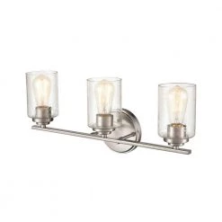 22 in. 3-Light Satin Nickel Vanity Light by Millennium Lighting