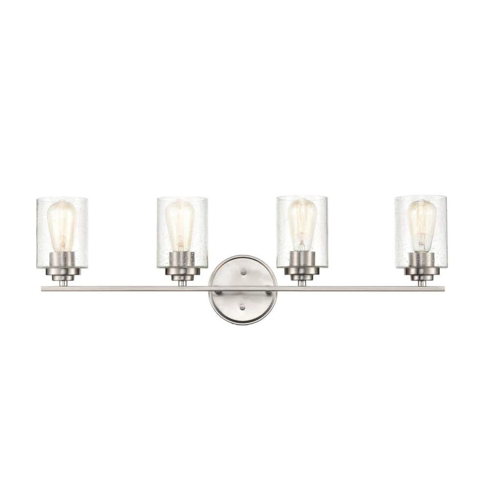 31.125 in. 4-Light Satin Nickel Vanity Light by Millennium Lighting 5 31.125 in. 4-Light Satin Nickel Vanity Light by Millennium Lighting - Image 5