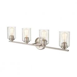 31.125 in. 4-Light Satin Nickel Vanity Light by Millennium Lighting