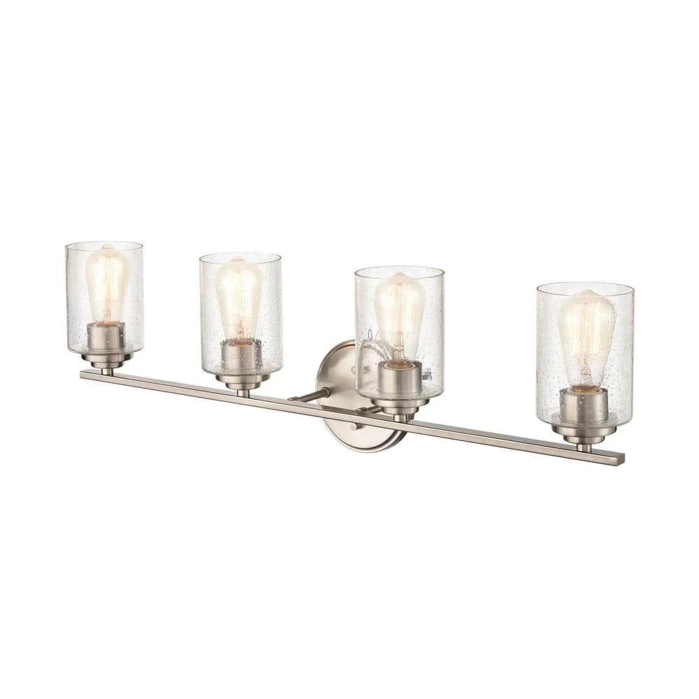 31.125 in. 4-Light Satin Nickel Vanity Light by Millennium Lighting 1 31.125 in. 4-Light Satin Nickel Vanity Light by Millennium Lighting