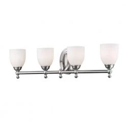 30 in. 4-Light Satin Nickel Vanity Light by Millennium Lighting