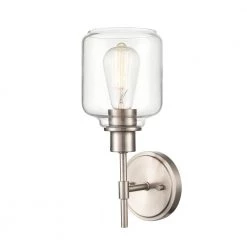 1-Light 5.5 in. Satin Nickel Wall Sconce by Millennium Lighting