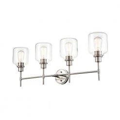 4-Light 34.75 in. Satin Nickel Vanity Light by Millennium Lighting