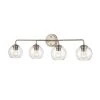 35 in. 4-Light Satin Nickel Vanity Light by Millennium Lighting