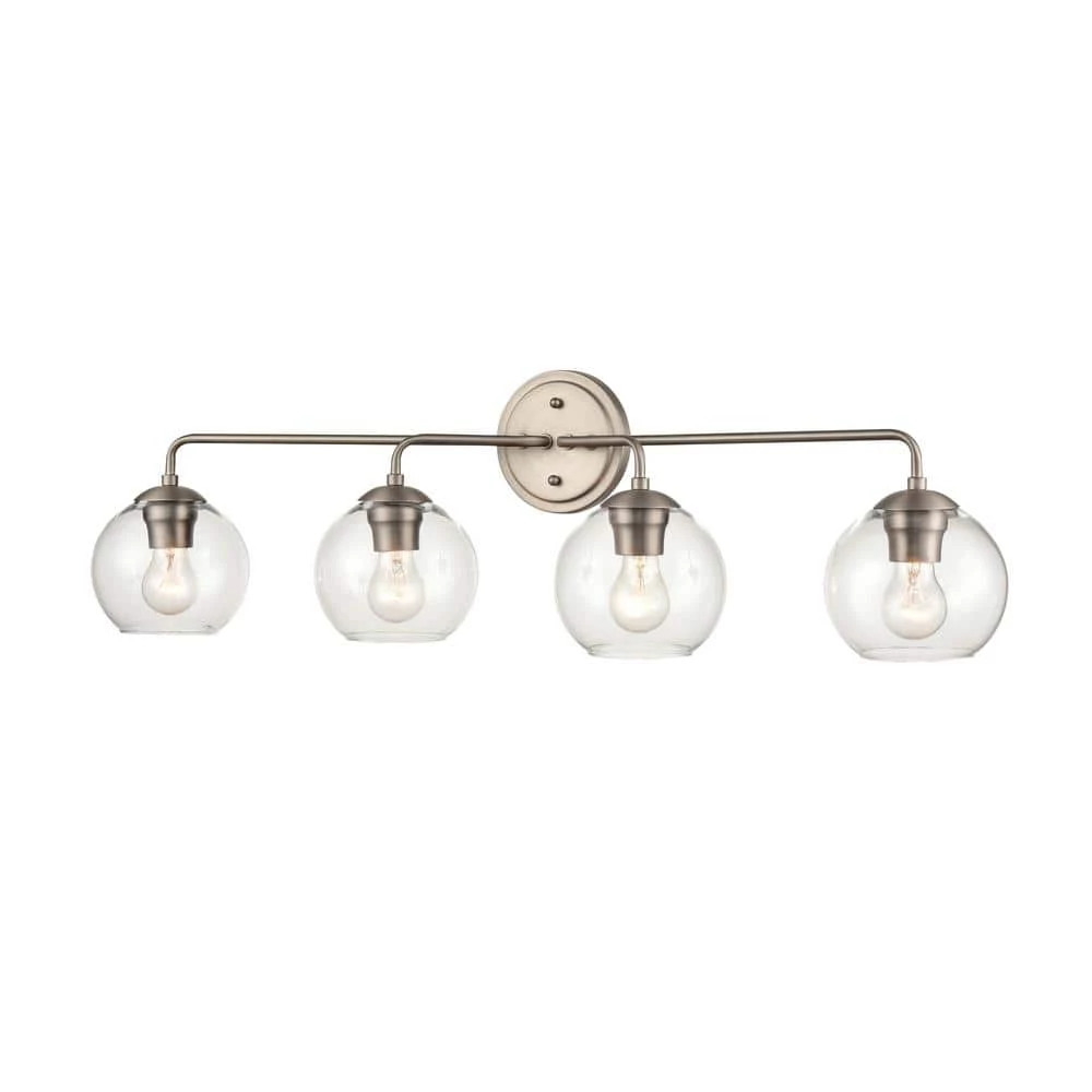 35 in. 4-Light Satin Nickel Vanity Light by Millennium Lighting 1 35 in. 4-Light Satin Nickel Vanity Light by Millennium Lighting
