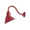R Series 1 Light 11 in. Satin Red Angle Shade by Millennium Lighting