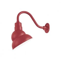 R Series 1-Light 11 in. Satin Red Emblem Shade by Millennium Lighting