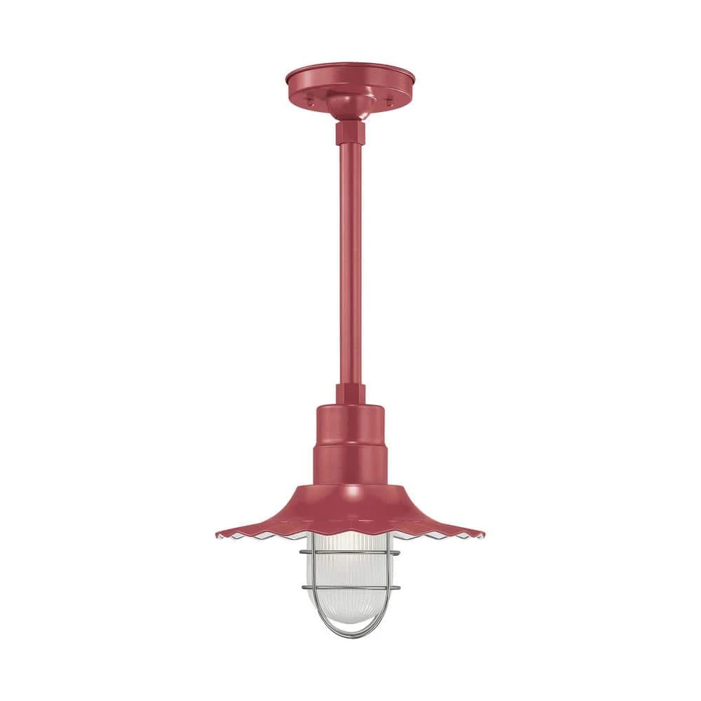 12 in. 1-Light Satin Red Radial Wave Shade by Millennium Lighting 1 12 in. 1-Light Satin Red Radial Wave Shade by Millennium Lighting