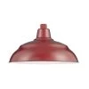 R Series 1-Light 15 in. Satin Red Warehouse Shade by Millennium Lighting