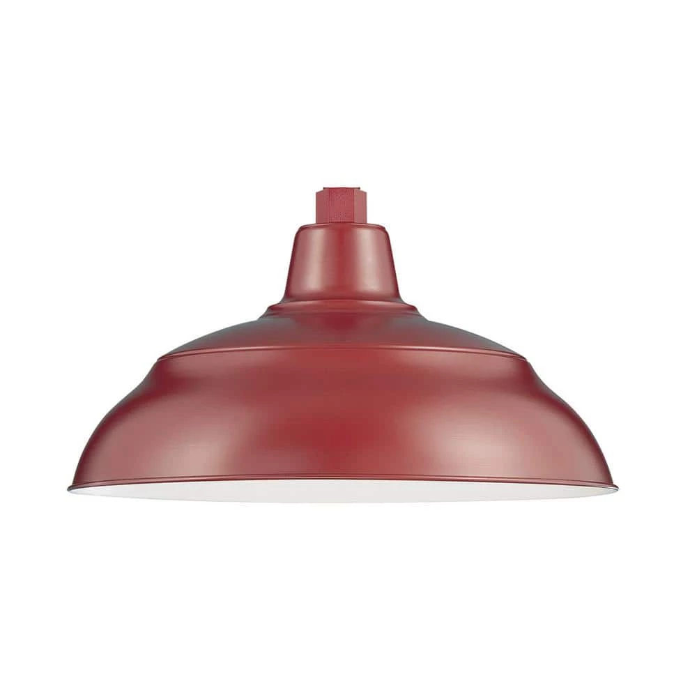 R Series 1-Light 15 in. Satin Red Warehouse Shade by Millennium Lighting 1 R Series 1-Light 15 in. Satin Red Warehouse Shade by Millennium Lighting