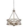 4-Light Vintage Gold Chandelier by Millennium Lighting