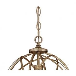 Lakewood Collection 1-Light Vintage Gold Sphere Pendant by Millennium Lighting 5 Lakewood Collection 1-Light Vintage Gold Sphere Pendant by Millennium Lighting -Millennium Lighting Shop vintage gold millennium lighting chandeliers 2281 vg 4f 1000