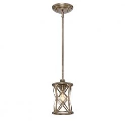 Vintage Gold Mini Pendant by Millennium Lighting