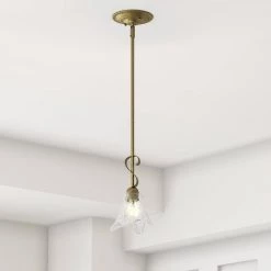 Chatsworth Collection 1-Light Vintage Gold Mini-Pendant with Clear Glass by Millennium Lighting 9 Chatsworth Collection 1-Light Vintage Gold Mini-Pendant with Clear Glass by Millennium Lighting -Millennium Lighting Shop vintage gold millennium lighting pendant lights 7421 vg 1d 1000