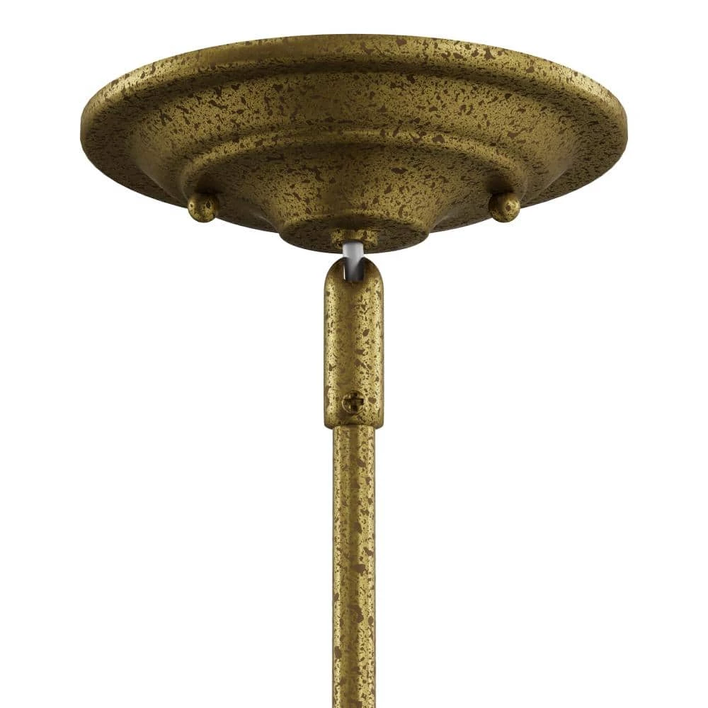 Chatsworth Collection 1-Light Vintage Gold Mini-Pendant with Clear Glass by Millennium Lighting 2 Chatsworth Collection 1-Light Vintage Gold Mini-Pendant with Clear Glass by Millennium Lighting - Image 2