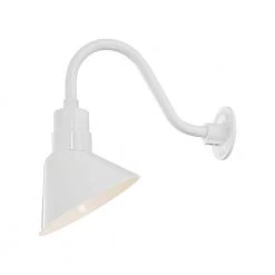 R Series 1-Light 11 in. White Angle Shade by Millennium Lighting