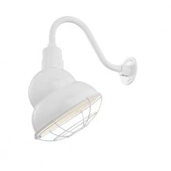 R Series 1-Light 13 in. White Emblem Shade by Millennium Lighting