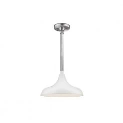 R Series 1-Light 15 in. White Modified Warehouse Shade by Millennium Lighting
