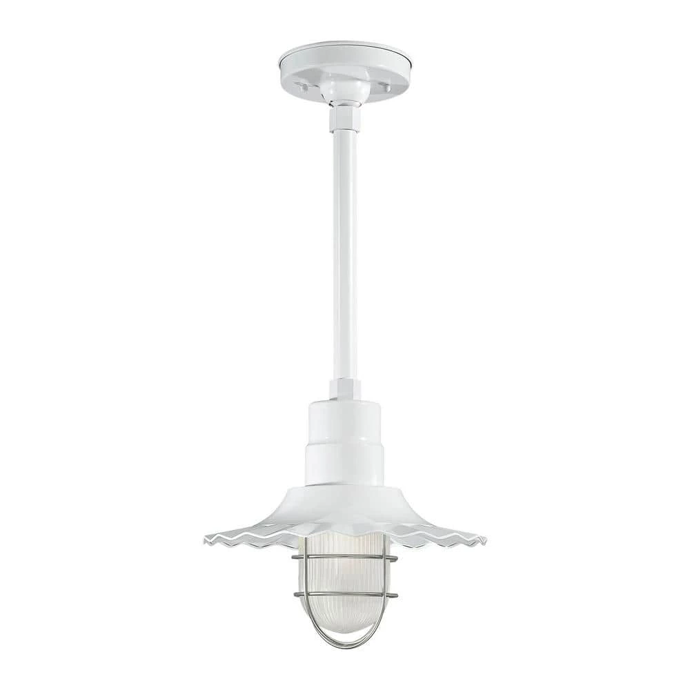 12 in. 1-Light White Radial Wave Shade by Millennium Lighting 1 12 in. 1-Light White Radial Wave Shade by Millennium Lighting